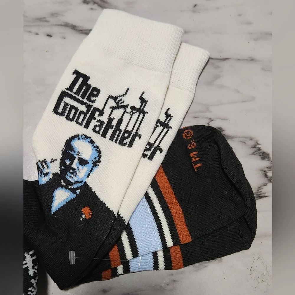 NWOT The Godfather set of 2 pairs of crew socks